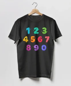 Numbers Day Kids T-Shirt School Maths Day Fun Tee
