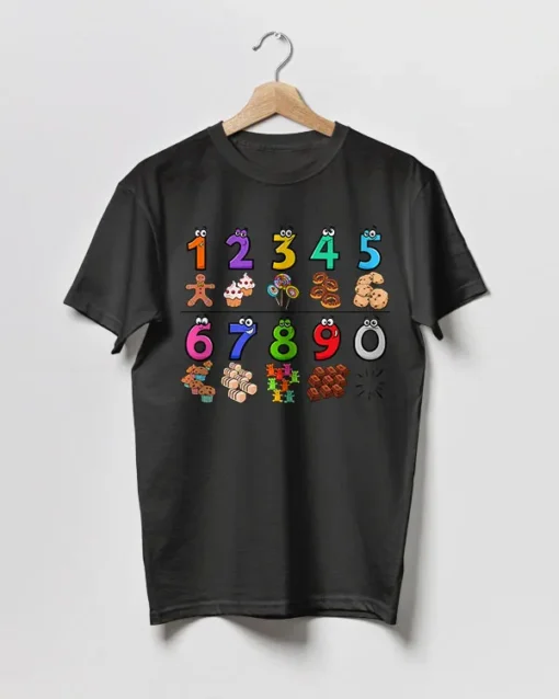 Sweets Count Numbers Day Kids T-Shirt School Maths Day Costume