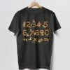Wooden Numbers Day Kids T-Shirt School Maths Day Costume