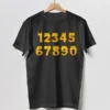 Numbers Day T-Shirt School Maths Day Costume Digits Giraffe Animal