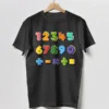 Numbers Day T-Shirt School Maths Day Costume Digits Symbols