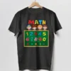 Numbers Day T-Shirt School Maths Day Costume School Green Board